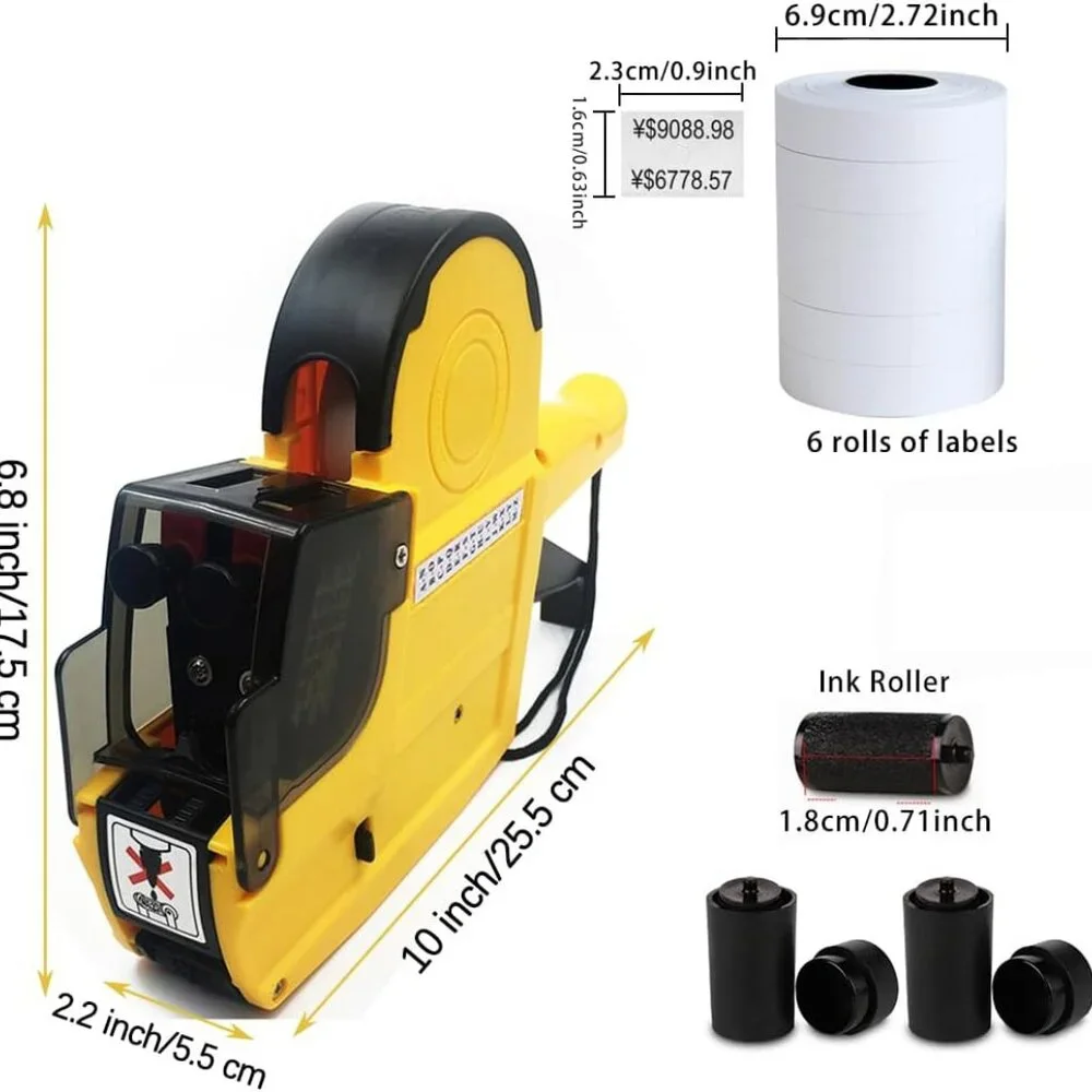YH-689 2-Line 20 Digits Price Gun with Letters A-Z